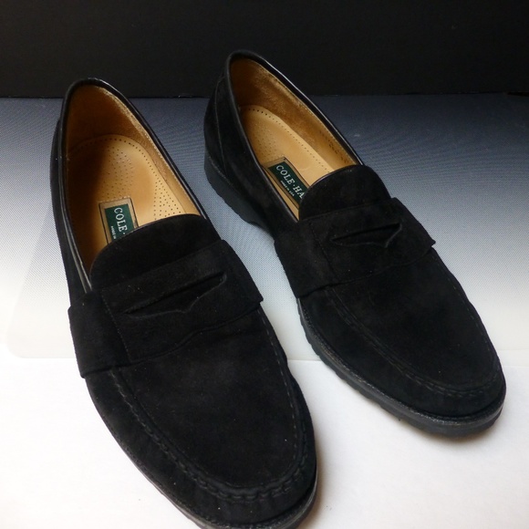Cole Haan Other - COLE HAAN BLK SUEDE MENS LOAFERS 13 M